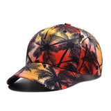 Colorful Palm Baseball Caps