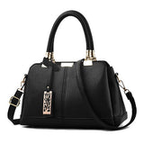 Leather Decor Shoulder Bag