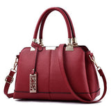 Leather Decor Shoulder Bag