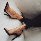 Transparent Heel Shoes