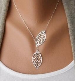 Double Leaf Necklace