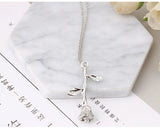 Elegant Rose Necklace