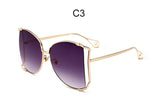 Half Frame Square Sunglasses