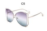 Half Frame Square Sunglasses