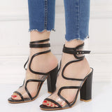 Transparent Black Shoes