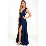 Sexy V Neck Sleeveless Dresses