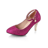Silvery Heels Shoes