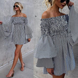 Long Sleeve Stripe Dress