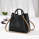 Simple Style Leather Shoulder Bag