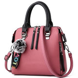Leather Mold Shoulder Bag