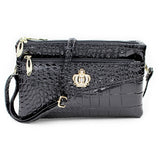 Double Zipper Shoulder Bags