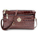 Double Zipper Shoulder Bags