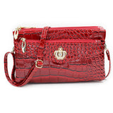 Double Zipper Shoulder Bags