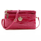 Double Zipper Shoulder Bags
