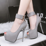 Heel Detail Platform Shoes