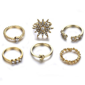 Fashion Crystal Set Rings