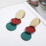 Round Colored Earring