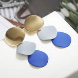 Round Colored Earring