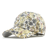 Flower Print Baseball Caps
