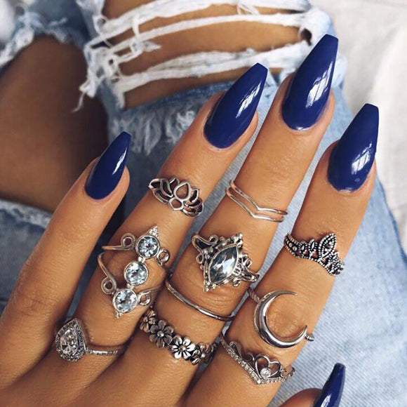 Vintage Style Set Ring