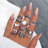 Vintage Style Set Ring