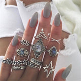 Vintage Style Set Ring