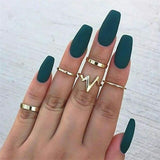 Vintage Style Set Ring