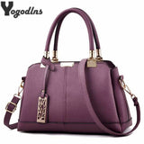 Leather Decor Shoulder Bag