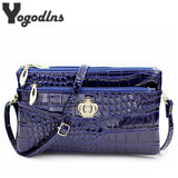 Double Zipper Shoulder Bags