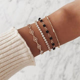 4 Pcs/ Set Fancy Bracelets