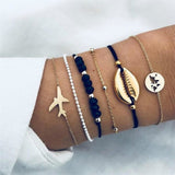 5PCS /set Bead Palm Bracelets