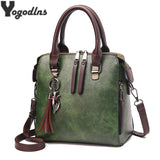 Vintage Leather Ladies Shoulder Bag