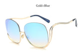 Half Frame Round Sunglasses