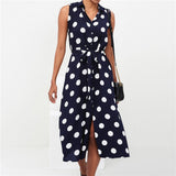 Polka Dot  Chiffon Dresses