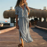 Stripe Shirt Dress