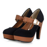 Double Color Platform Shoes