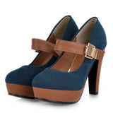 Double Color Platform Shoes
