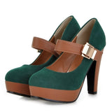 Double Color Platform Shoes