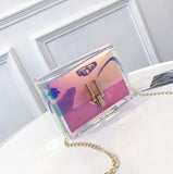 Transparent Messenger Shoulder Bag