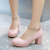 Low Heeled White Wedding Shoes