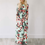 Flowering Long Dress
