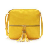 Tassel Zipper Shoulder Bag