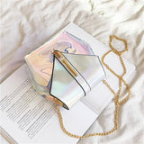 Transparent Hexagon Shoulder Bag
