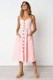 V-neck Classıc Dress