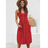 V-neck Classıc Dress