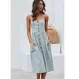 V-neck Classıc Dress