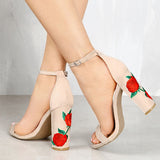 Flower Heel Shoes