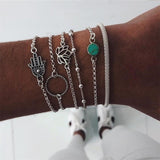 4 Style Retro Chain Bracelets