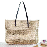 Rope Knitting Beach Shoulder Bag