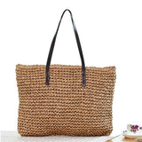 Rope Knitting Beach Shoulder Bag